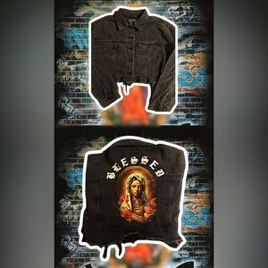 Blessed Denim Cropped Jacket